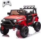 24v Kids Ride On Toy Electric Car Battery Power 4 Wheels Jeep W  Remote Led Mp3