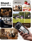 5k 64mp Video Camera Camcorder For Filming With 3  270   Rotatable Touch Screen