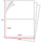 8 5x5 5 Shipping Labels Rounded Corner Self Adhesive 2 Per Sheet 50-5000 Labels