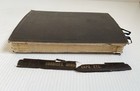 Antique Scrapbook - Clippings  Wedding Invitations Etc  1860s-1910s Ne Ohio