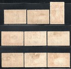 Cayman Islands Scott 85-93 George V Issue Short Set Mint Hinged