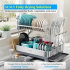 Large Dish Drying Rack multipurpose 2 Tier Dish Racks For Kitchen Counter