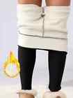 Women s Winter Sherpa Fleece Lined Pants Leggings Thick Thermal Warm High Waist