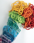 Friendly Loom   Lotta Loops - 7    Traditional-sized Rainbow Themed Potholder Weav