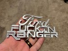 Ford Fuckin Ranger Custom Emblem Pair - Danger Ranger Pair