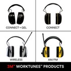 3m Worktunes Electronic Hearing Protectors  Connect With Bluetooth Technology  b