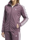 Adidas Womens 3-stripes 2pc Set Tracksuit Purple Activewear Size Xs s m l xl New