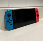 Nintendo Switch Oled 64gb Game Console Blue   Red - Read Description