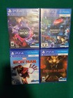 Sony Playstation Ps4 Vr Bundle Headset Complete With 4 Games Tested And Working