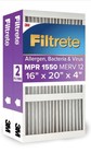 2pk 16x20x4       Filtrete Merv 12 Air Filter Mpr 1550 For Honeywell Carrier Lennox