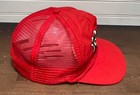 Vintage 1980s Stroh s Beer Brewery Mesh Snapback Red Trucker Hat