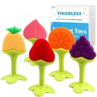 Teething Toys 5 Pack - Infant Teething Keys Set  Bpa-free  Natural Organic Fr   