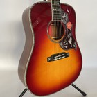 Cs Flower bird Solid Spruce Top Acoustic Guitar Koa Back side  B1g Eq Factory