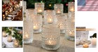 Timeless 36-pack Clear Votive Holders - Perfect For Centerpieces   Home Styling
