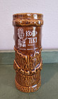 Kon Tiki Sheraton Waikiki Hawaii Ceramic Mug Glass Steve Crane Signed Daga Vtg