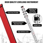 16ft Grade Rod Dual Sided 5-section Telescopic Leveling Alloy Survey Measurement