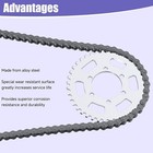 35 Roller Chain 3 Feet 95 Links With Chain Breaker Replacement For Go Kart Cart 