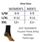 Compression Flight Socks Unisex Miracle Travel Anti Swelling Fatigue Dvt Support