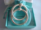 Tiffany 1837 Sterling Silver  new  Double Rattle W serial   Pouch  Box  Bag