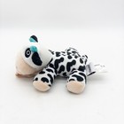 Le Bebe Cow Plush Lovey Pacifier Holder Only No Soothie Binky Unisex Black