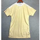 Adidas Originals 3 Stripes Trefoil T Shirt Dress Womens Xl Yellow Athleisure
