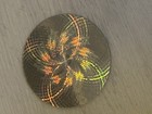 Lightrix 2 5  Small Metal Holographic Disc Top 1997 Star Pattern