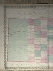 1870 Colton s Kansas Original Antique Hand Coloured Map 28  X 17 