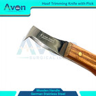 Farrier Hoove Trimming Knife With Pick Tip For Horses  Cows  Goats  Sheep