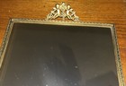 Vintage Filigree Cherub Rectangle Mirrored Vanity Tray 16 