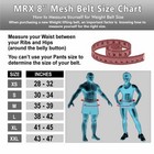 Weight Lifting Belt 8  Wide Gym Lumber Back Support Belts Workout Men Women Mrx