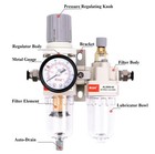 Pneumatics 1 4    Npt Compressed Air Filter Regulator Lubricator Combo Water oi   