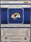 2023 National Treasures Puka Nacua Nfl  25 Rpa Chaser Pack                