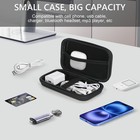 Portable Eva Case For Battery  Phone  Gps  Hard Drive  Usb  Travel Pouch  Zipper