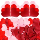  600pcs Decorative Hearts Petals Wedding Table Decoration Heart Table Confetti