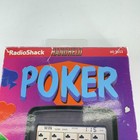 Radica Poker Handheld Electronic Game Radioshack 60-2653 Boxed Casino 90s