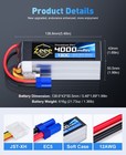 2xzeee 6s 130c 4000mah Lipo Battery 22 2v Ec5 Plug Ultra-low Internal Resistance