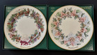 Complete Set Of 13 Lenox Colonial Christmas Wreath 10 75  Plates W  Boxes   Coa