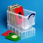 Really Useful Box 9 Liters Transparent Storage Container With Snap Lid  4 Pack