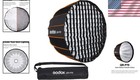 Deep Parabolic Softbox With Fabric Grid For Godox Lights  