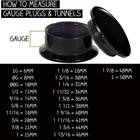  made From Silicone  Flexible Silicone Plug Double Flare Gauge Stretcher Expande