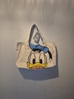 Authentic Disney Store Donald Duck 2 Sided Happy Angry Canvas Tote Shopping Bag