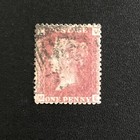 1873 1d Red Stamp - Penny Red Plate 170 - Letters M E - Queen Victoria-sg43-used