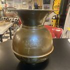 Vintage Union Pacific Railroad Brass  copper 10  Tall Weighted Brass Spittoon