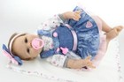 Silicone Vinyl Reborn Baby Dolls Lifelike 22in  Newborn Handmade Doll Child Gift