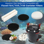 24 Pcs Fx6 Canister Filter  Compatible With Fluval Fx4 fx5 fx6 Aquarium Filters 