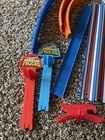 Hot Wheels Huge Lot Mixed Track 50  Pieces  Loops  Connectors  Booster  Extras