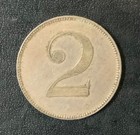 1880 Puerto Rico Hacienda Mercedita Token - Nice Circulated 2 Almud 