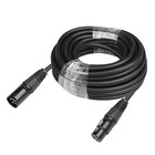 30 Ft 3 Pin Dmx Cable With Male female Xlr Connector  Stage Lighting Data Sig   