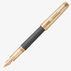 Parker Premier Storm Gray Medium Fountain Pen  1931435 