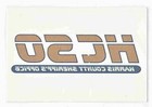 Harris County Sheriff s Office  Texas - Temporary Tattoo